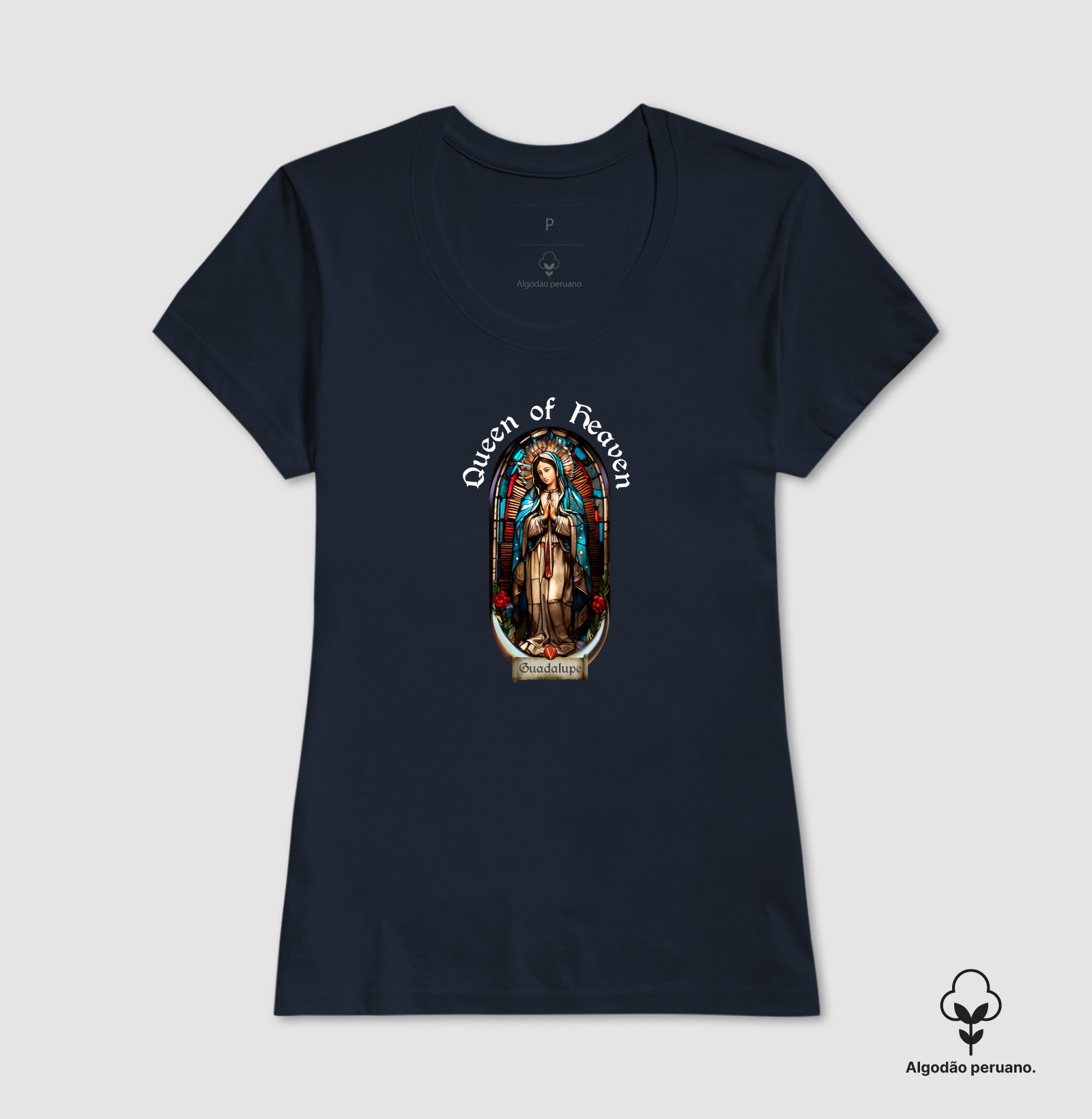 Camiseta Alg. Peruano Guadalupe Queen - Imagem 7