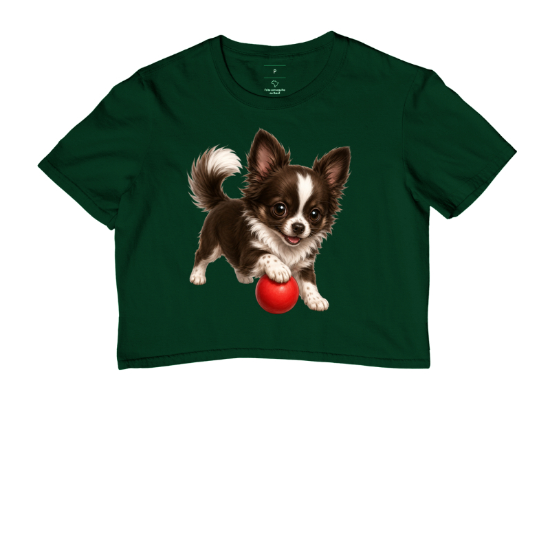 Chihuahua Pelo Longo Marrom - Desenho Animado - Imagem 5