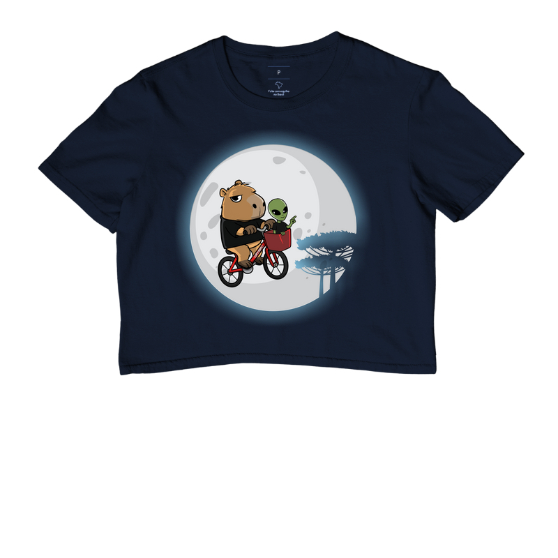 Camiseta Capivara Extraterrestre retro - Imagem 3