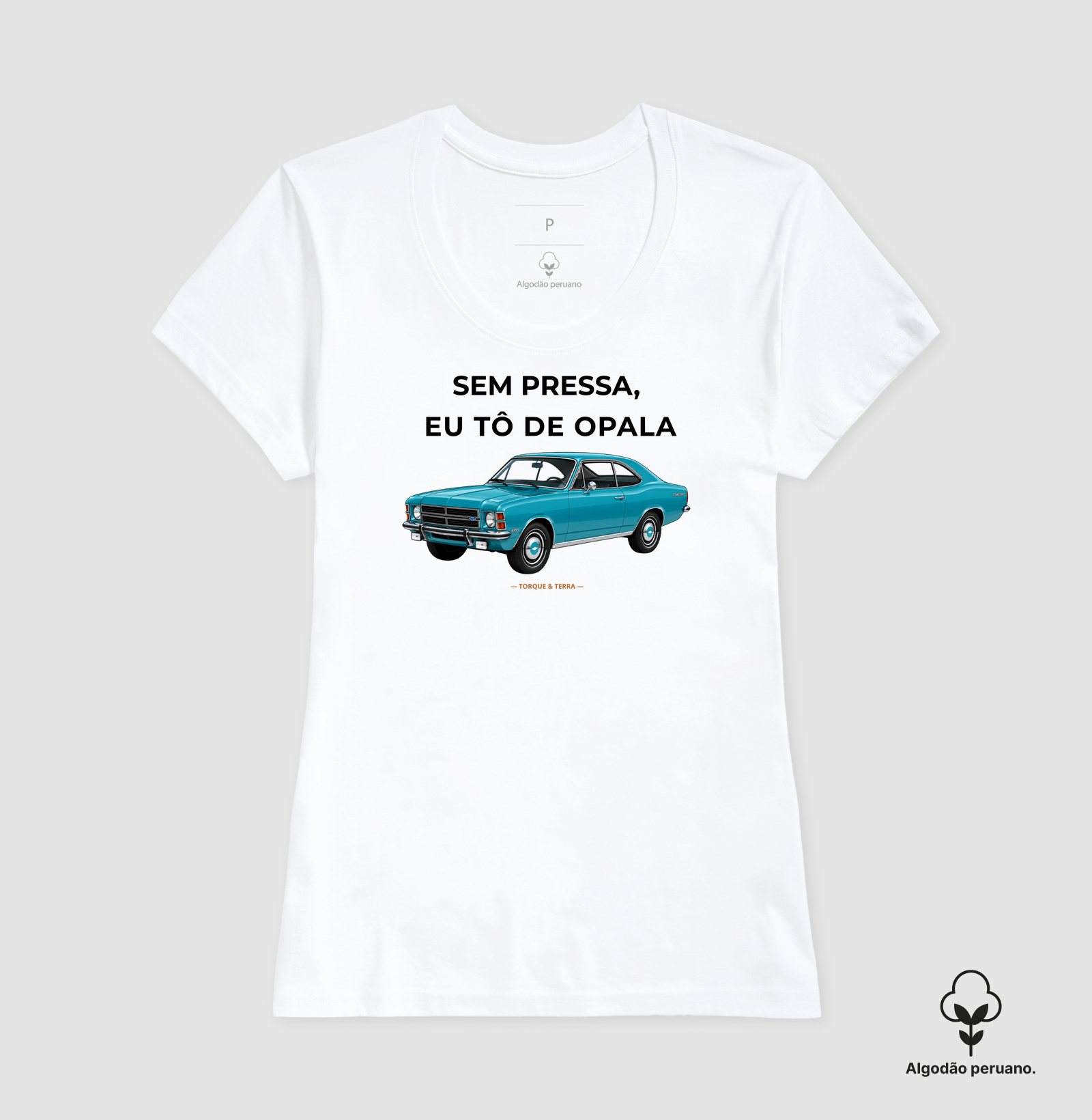 Sem pressa, eu tô de Opala - azul claro - Imagem 9