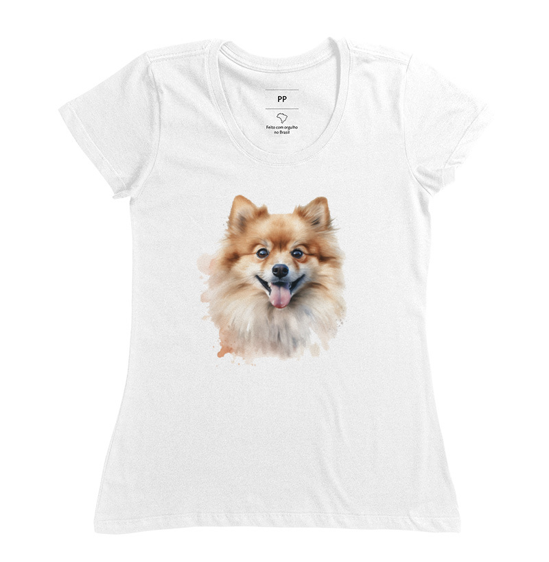 Watercolor German Spitz