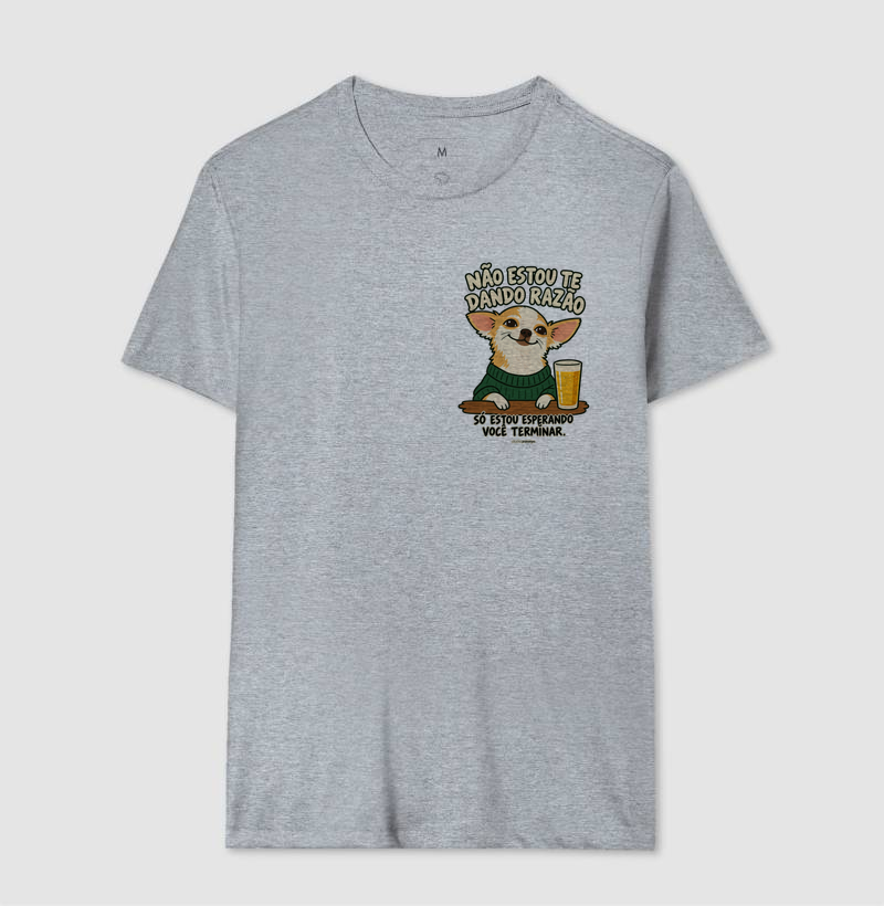 Camiseta Não Estou Te Dando Razão (estampa P) - Imagem 8