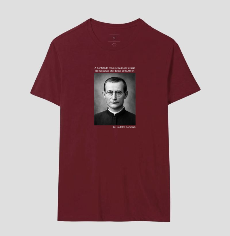 Camiseta Pe. Rodolfo Komorek (Preto e Branco) - Imagem 16