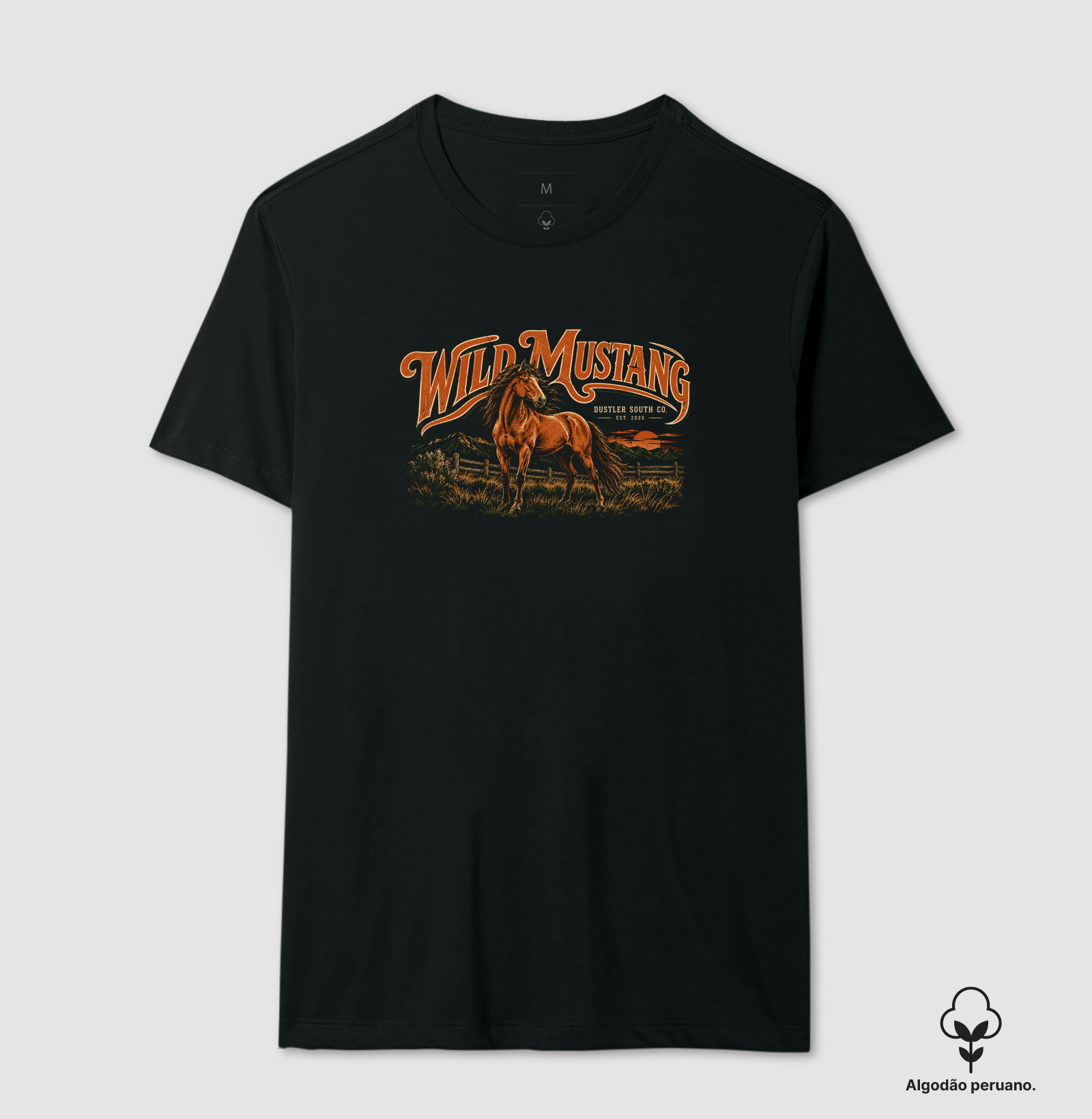Camiseta Country Masculina Wild Mustang Dustler South Co. - Imagem 2