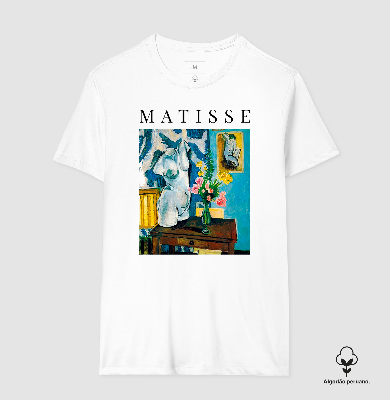 Camiseta Henri Matisse Plaster Torso Art Premium - Imagem 2