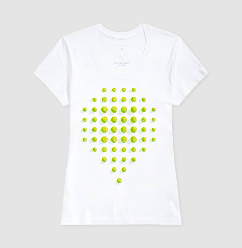 Camiseta Padel Raquete de Bolinhas - Imagem 5