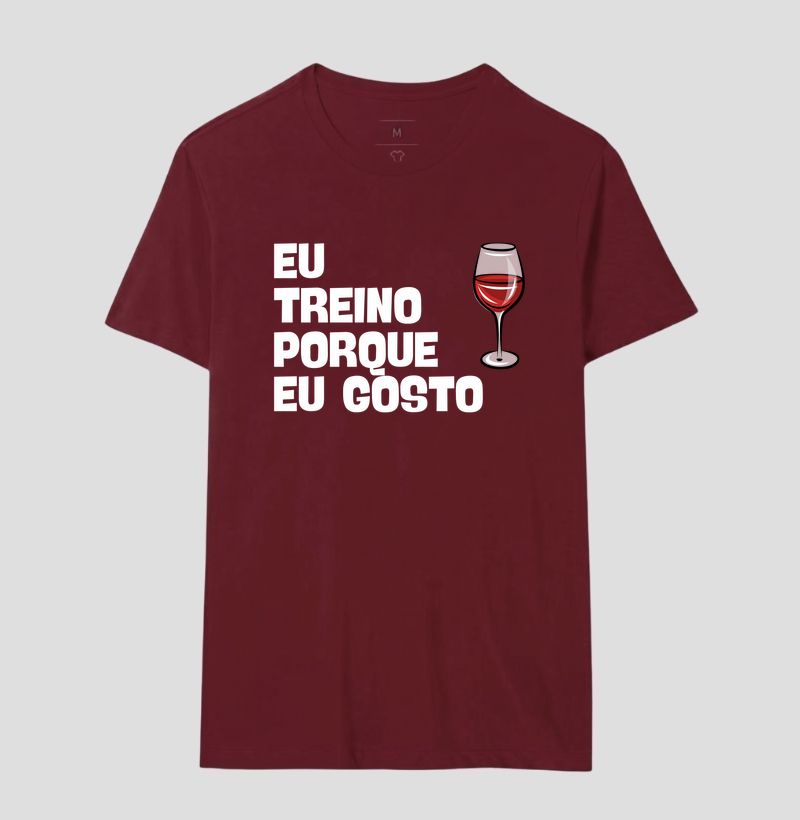 Eu Treino Porque Eu Gosto - vinho - Imagem 14