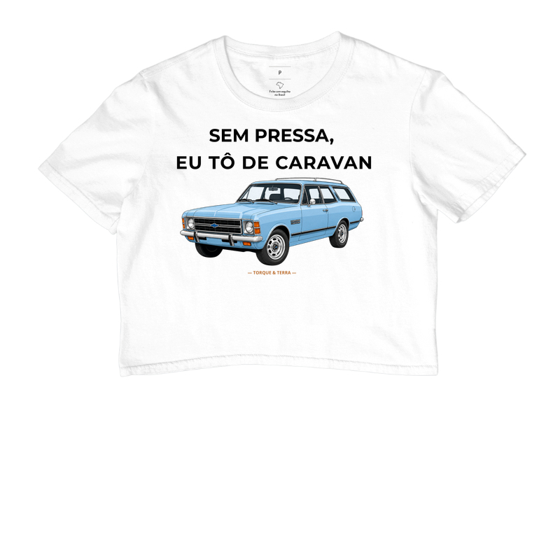 Sem pressa, eu tô de Caravan - azul claro - Imagem 3