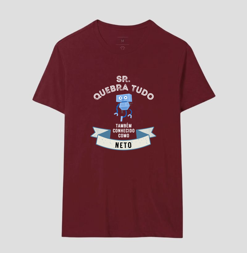 Camiseta Infantil Sr. Quebra Tudo — Neto - Imagem 7