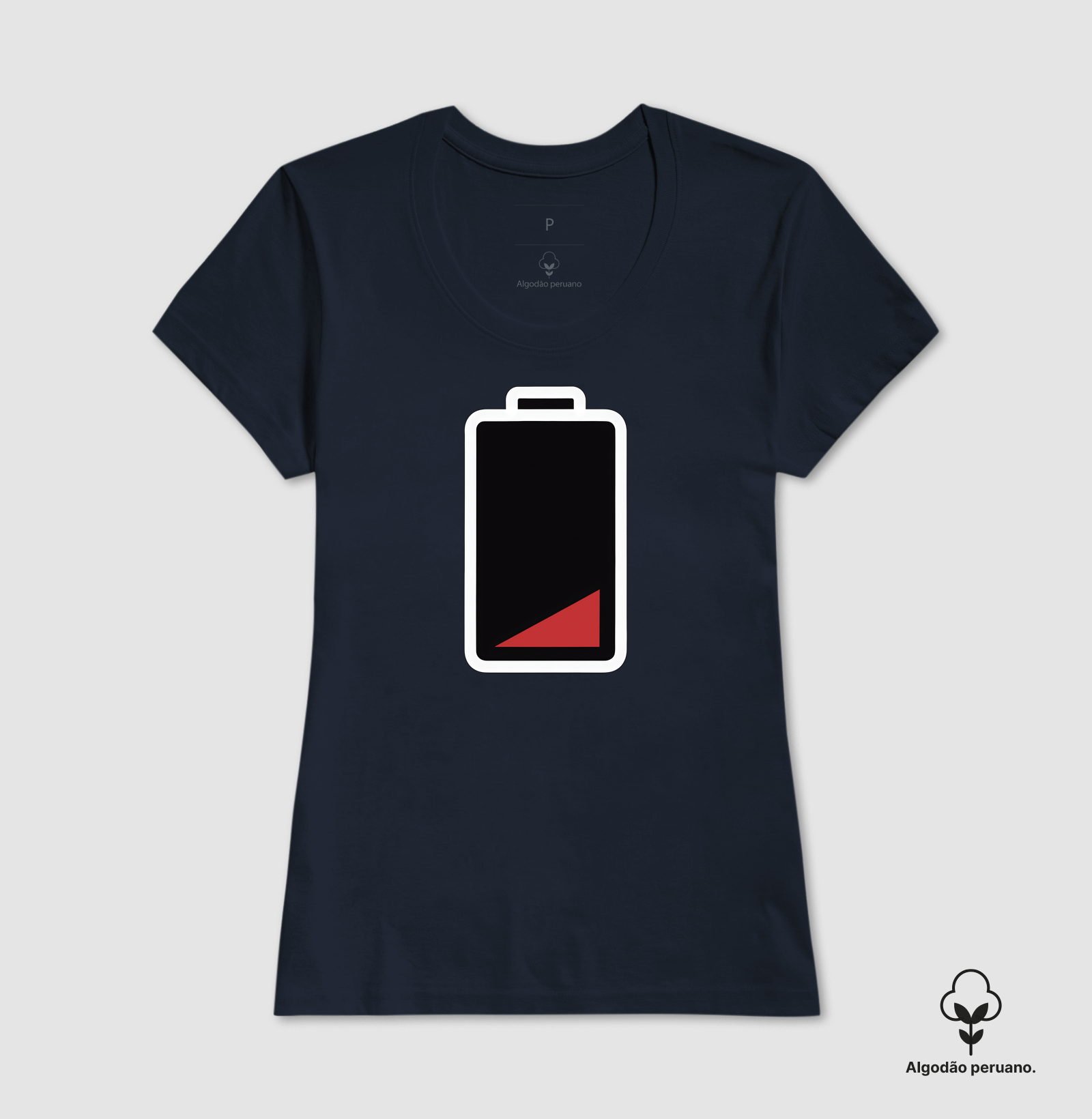 Camiseta Algodão Peruano 5% de Bateria - Imagem 5