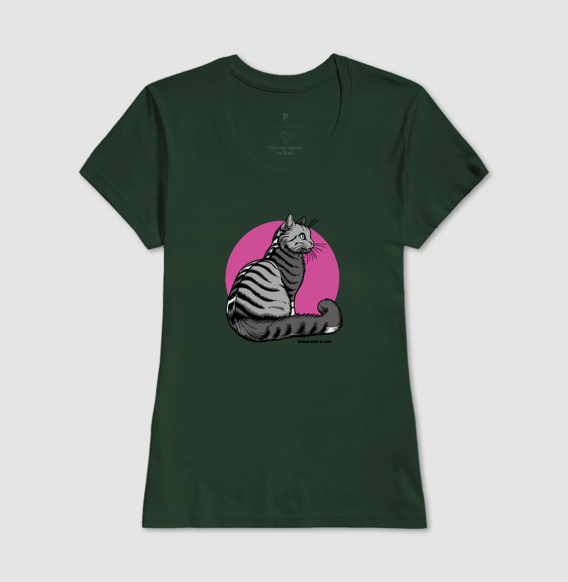 Gato cinza e fundo rosa - Imagem 14