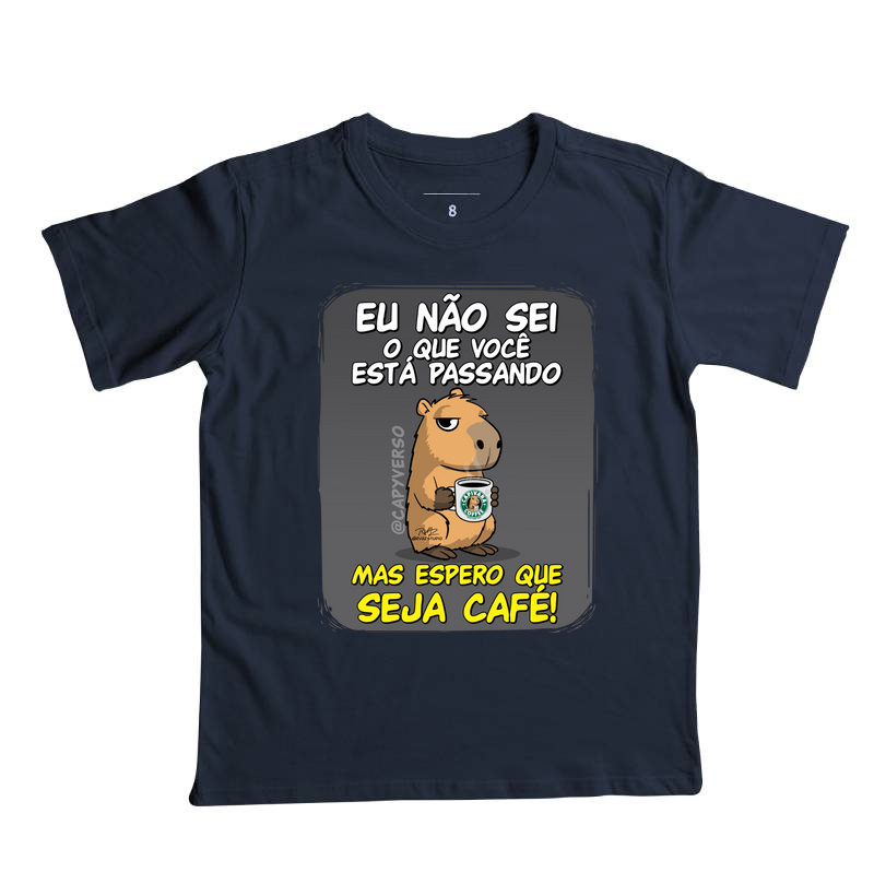 Camiseta Capivara Seja Café - Imagem 2