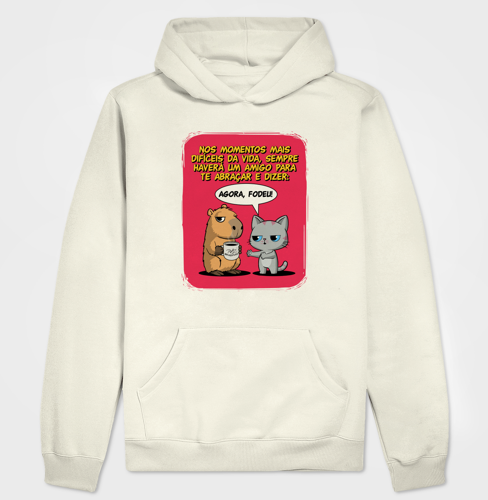 Camiseta Capivara e Gato Amigos - Imagem 3