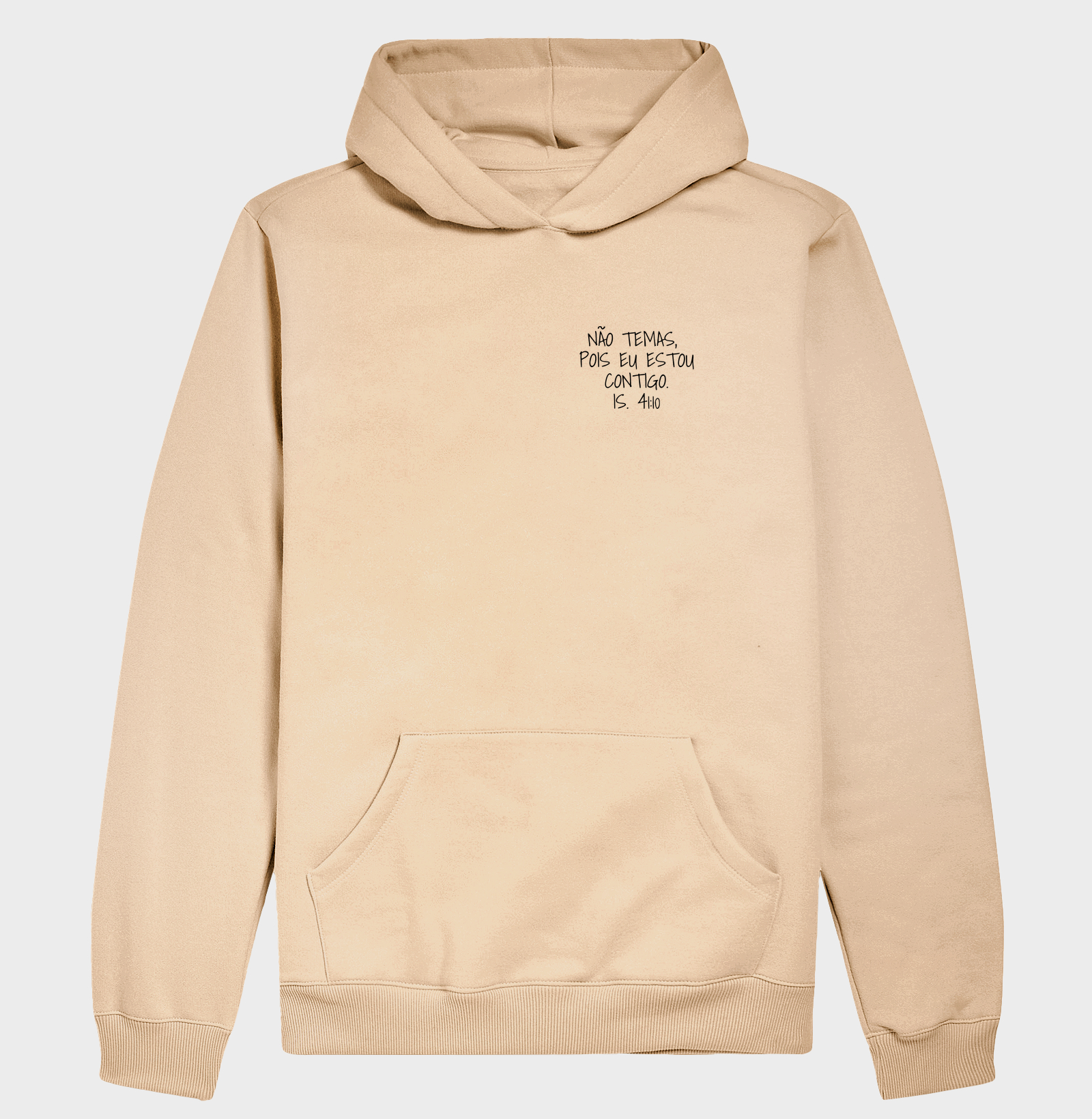 Hoodie Moletom Isaias 41:10 Bolso - Imagem 5