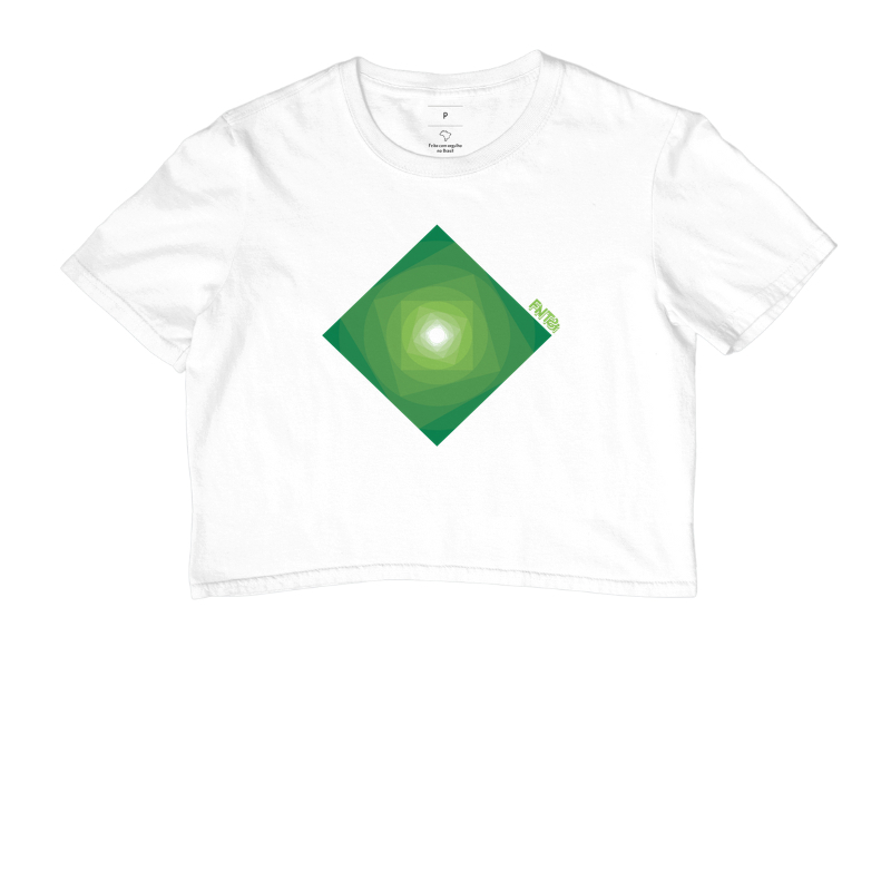 CROPPED "INFINITA FANTASIA" / VERDE MINIMAL