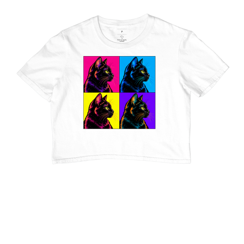 Gato Preto Pop Art - Imagem 3