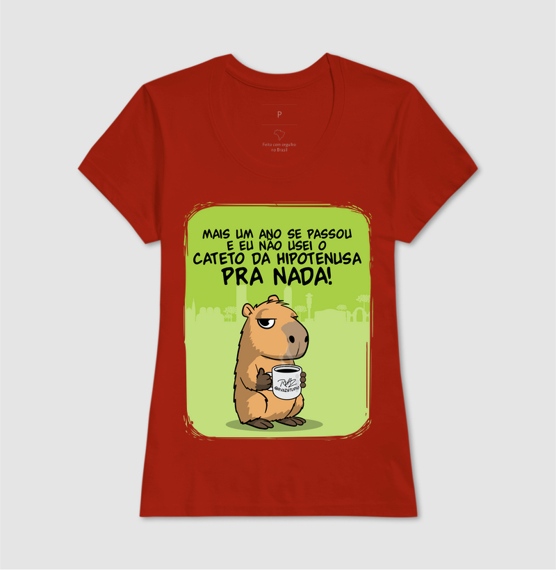 Camiseta Capivara Cateto da Hipotenusa - Imagem 11