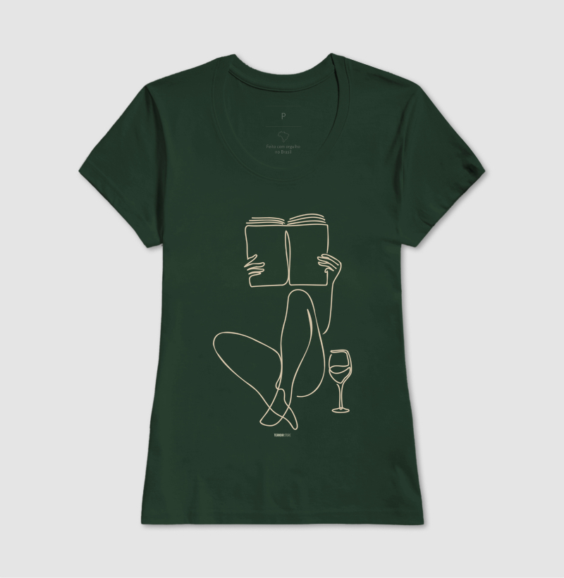 Camiseta Leitura e Vinho - Imagem 9