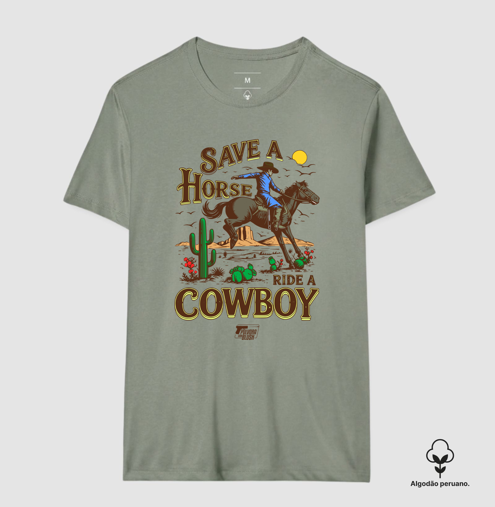 Save a Horse Ride a Cowboy Pólvora com Blush - Imagem 4