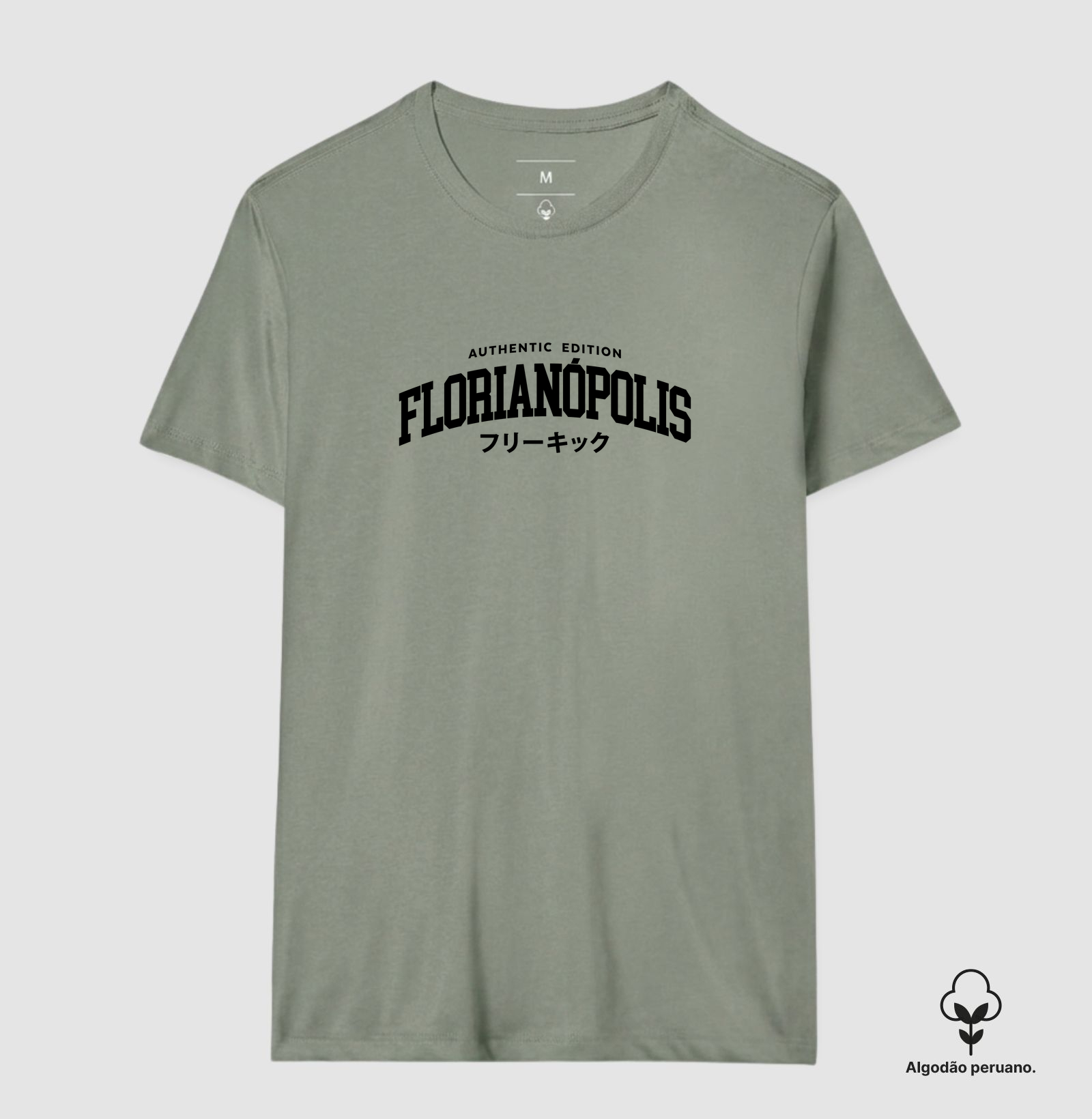 CAMISETA ALGODÃO PERUANO FREE KICK AUTHENTIC EDITION FLORIANÓPOLIS - Imagem 2