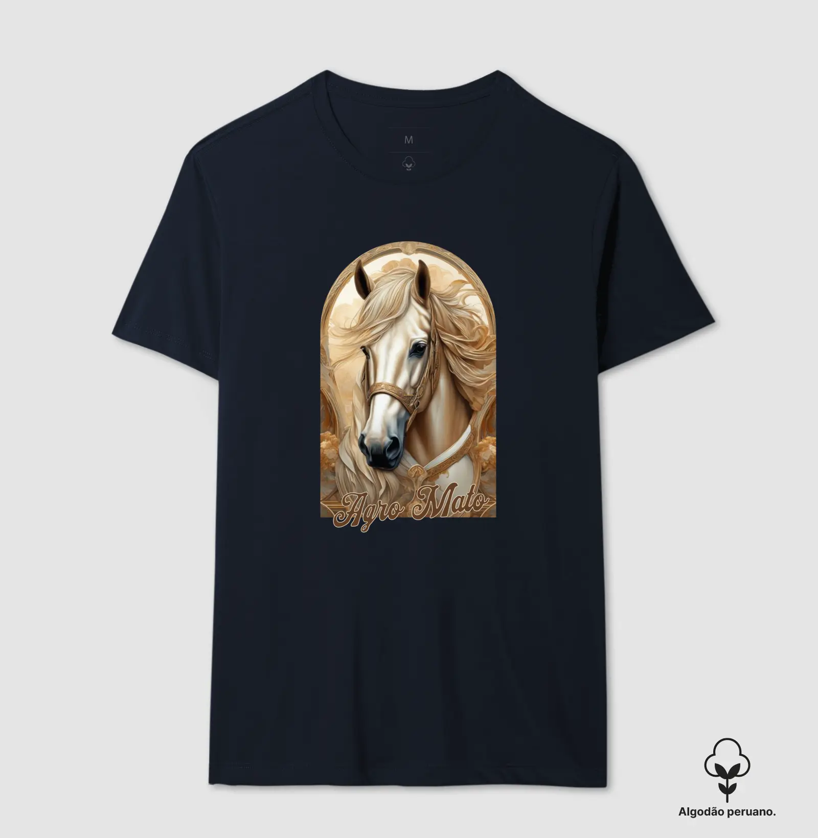 Camiseta Algodão Peruano Horse Girl - Imagem 4