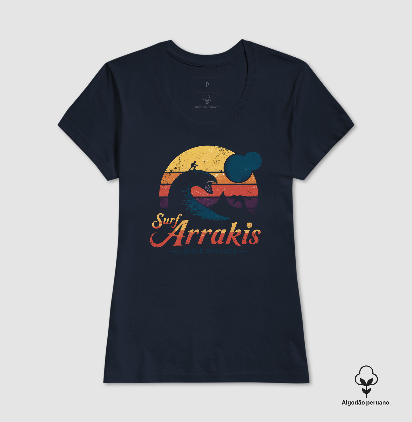 Camiseta Algodão Peruano Surf Arrakis - Imagem 5