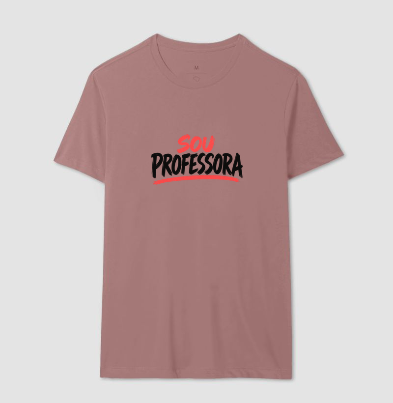 Camiseta Sou Professora - Letras Pretas - Imagem 11