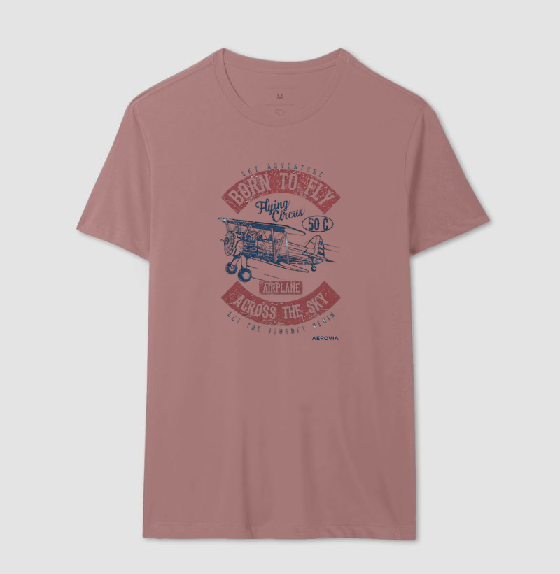 CAMISETA Vintage Born to fly - Imagem 11