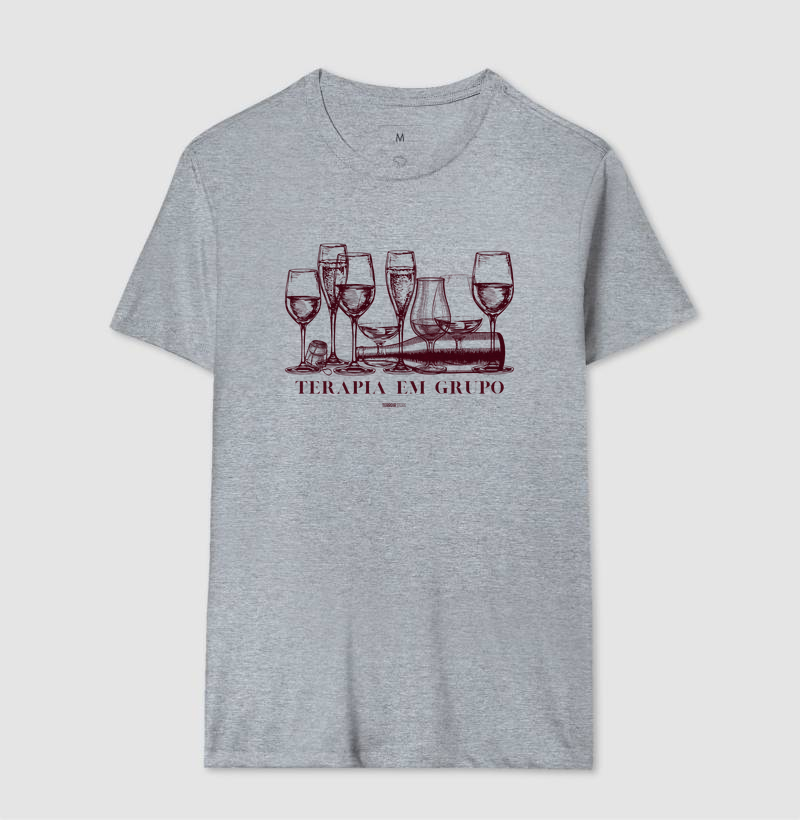 Camiseta Vinho - Terapia em Grupo - Imagem 8