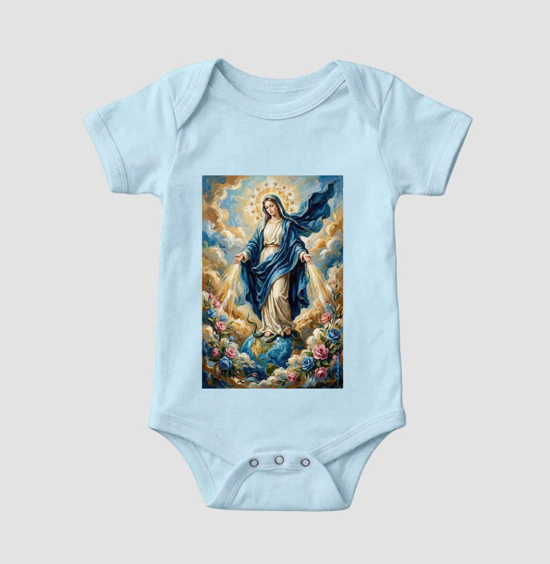 Nossa Senhora das Graças - Medalha Milagrosa Arte Sacra - Imagem 4