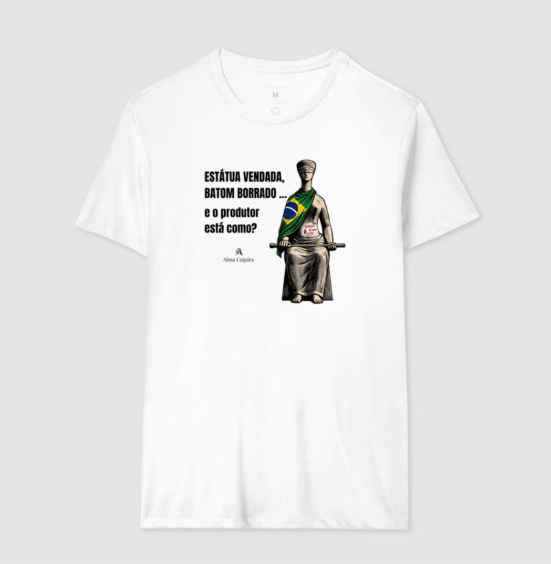 Estátua vendada, batom borrado, e o produtor está como? (tomando no adubo) - Imagem 4