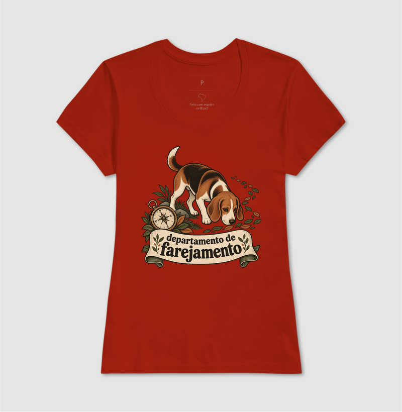 Camiseta Cão Farejador "departamento de farejamento" | Pelo & Pano - Imagem 11
