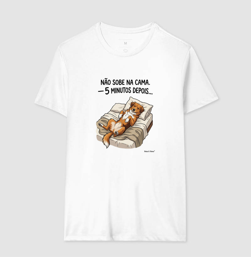 CAMISETA NOSSO MASCOTE SOBE NA CAMA - Imagem 4