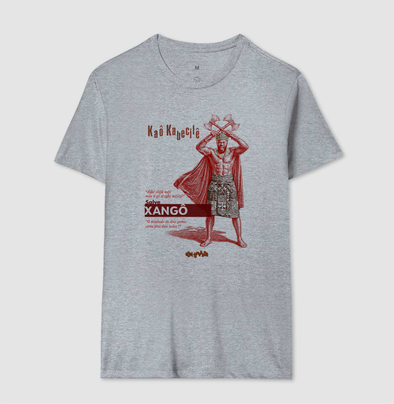 camiseta XANGÔ iorubá masculina - Imagem 6
