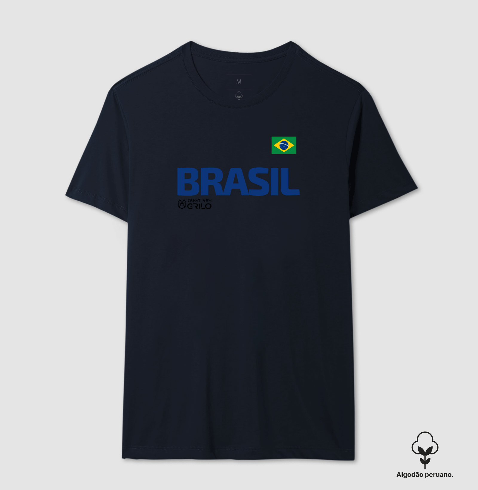 Camiseta Algodão Peruano - Brasil - Imagem 2