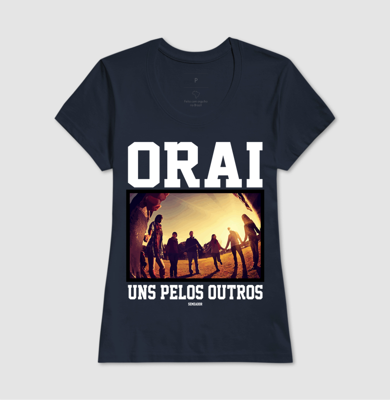Camiseta Cristã Orai Uns Pelos Outros - Imagem 7