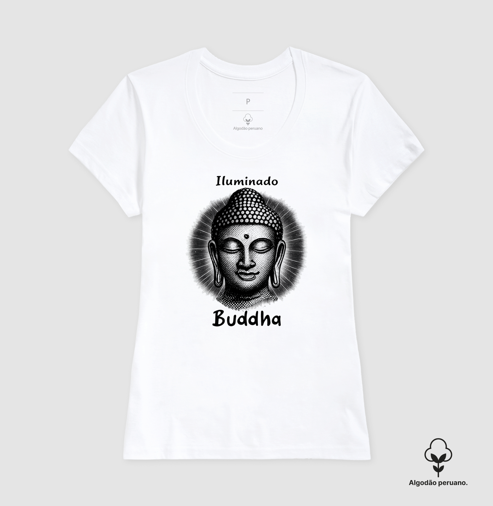 Buddha • Iluminado (algodão peruano) - Imagem 11