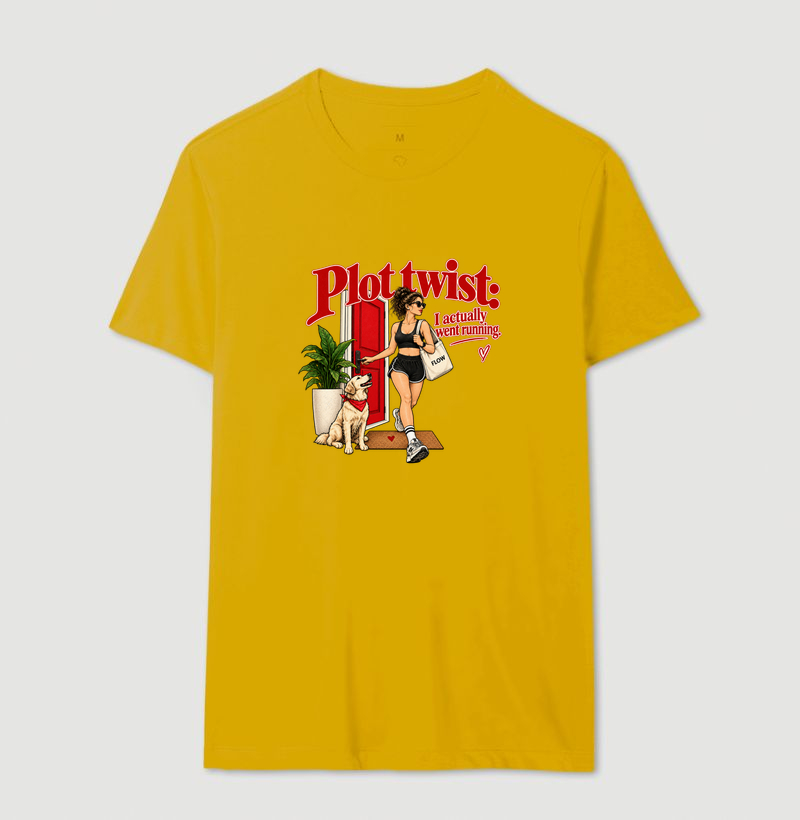 Camiseta Corrida - Plot Twist: I Actually Went Running - Imagem 14