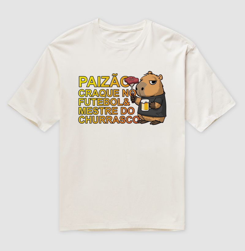Camiseta Capivara Pai Churrasco - Imagem 4