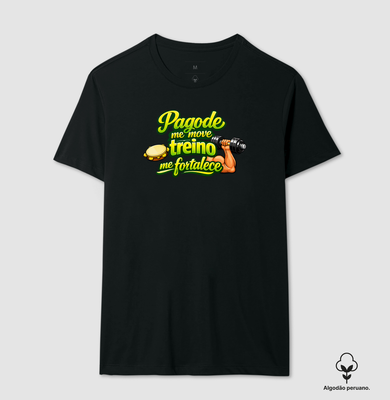 camiseta pagode me move, treino me fortalece - Imagem 2