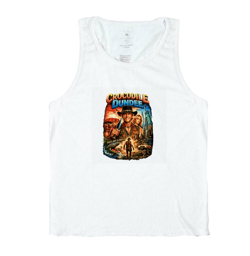 Camiseta Crocodilo Dundee Knife - Imagem 2
