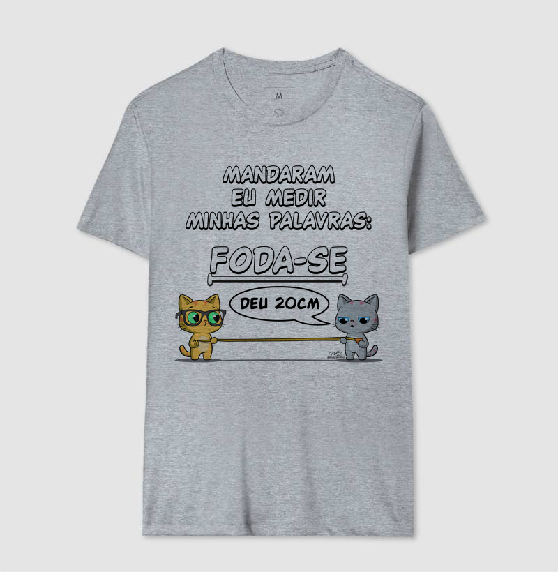 Camiseta Gato Sincero Medir Palavras - Imagem 8