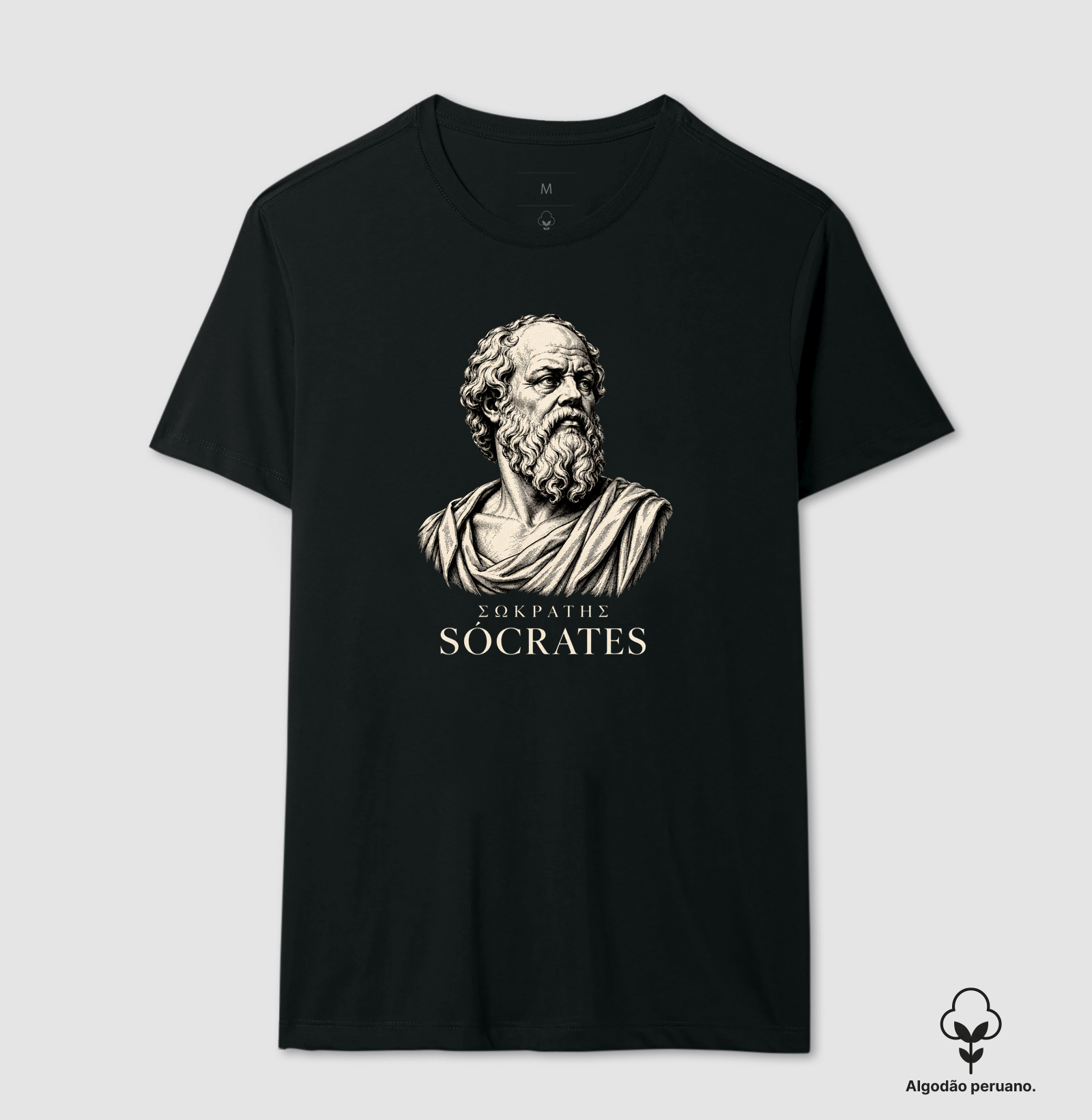 Camiseta Sócrates - algodão peruano - Imagem 3
