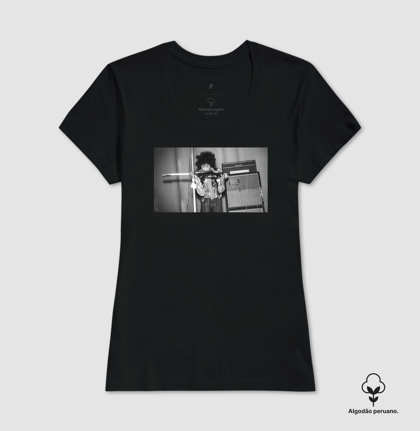 Jimi Hendrix e guitarra - 1967 - Imagem 12