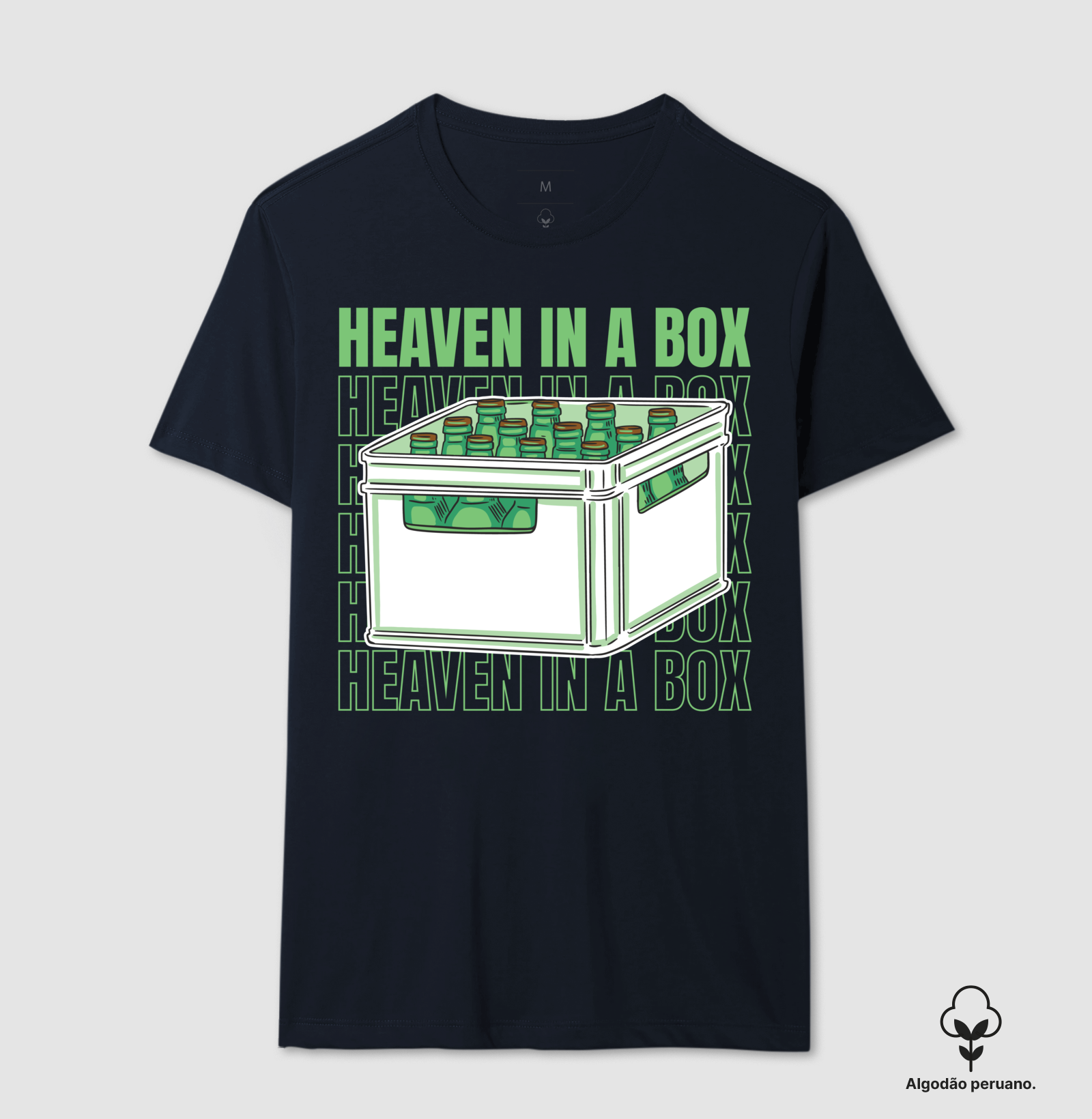 Camiseta  Heaven in a Box Algodão Peruano