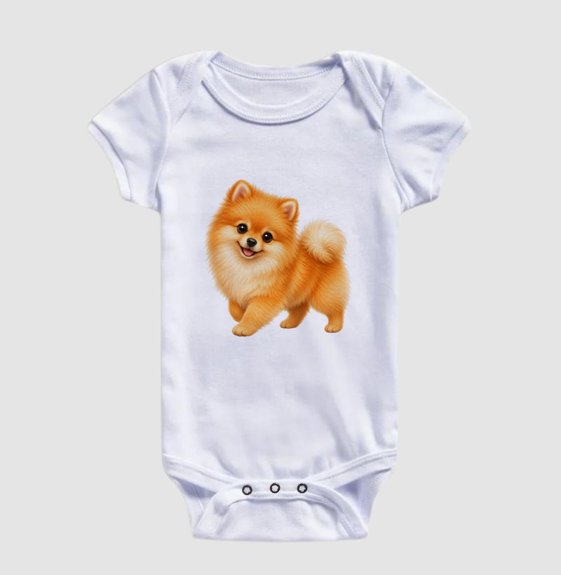 Pomerânia (Spitz Alemão) Laranja - Desenho Animado - Imagem 3