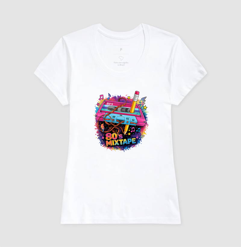 Camiseta Mix Tape Retro - Imagem 5