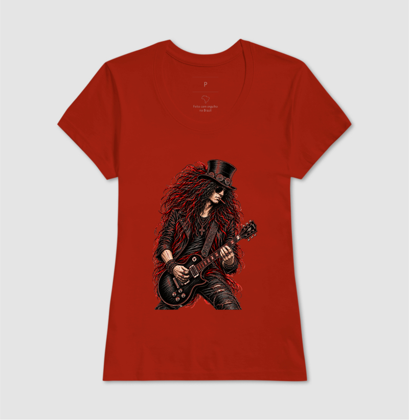 Camiseta Rock Guitarrista Vintage – Estampa Line Art Rebelde - Imagem 11