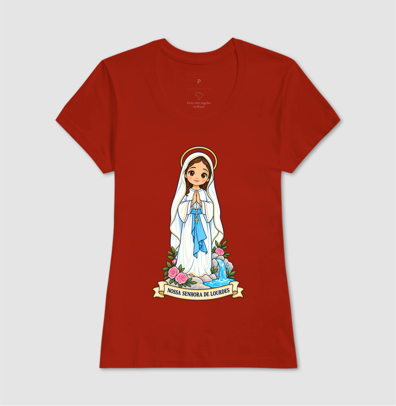 Nossa Senhora de Lourdes estilo chibi - Imagem 9