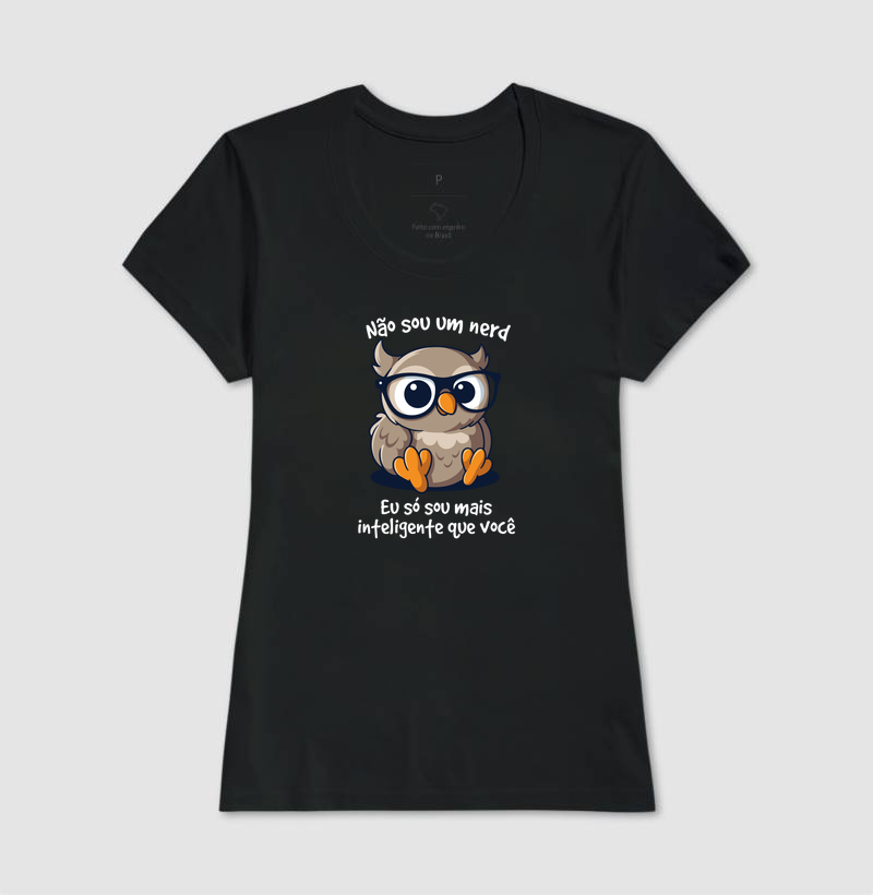 Não Sou Nerd Coruja Inteligente - Imagem 4